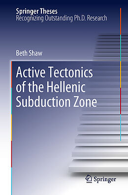 Livre Relié Active tectonics of the Hellenic subduction zone de Beth Shaw