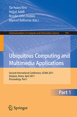 Couverture cartonnée Ubiquitous Computing and Multimedia Applications de 
