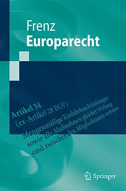 E-Book (pdf) Europarecht von Walter Frenz