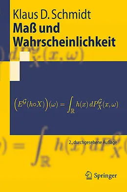 E-Book (pdf) Maß und Wahrscheinlichkeit von Klaus D. Schmidt