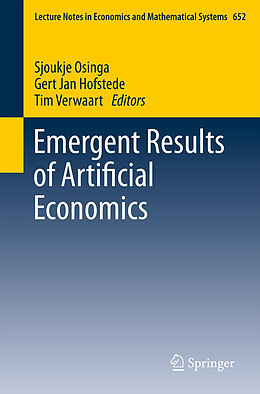 Kartonierter Einband Emergent Results of Artificial Economics von 