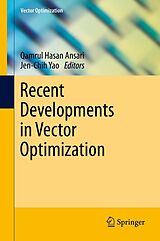 eBook (pdf) Recent Developments in Vector Optimization de Qamrul Hasan Ansari, Jen-Chih Yao