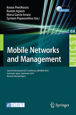 Couverture cartonnée Mobile Networks and Management de 