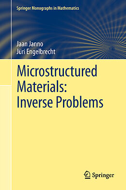 Fester Einband Microstructured Materials: Inverse Problems von Jüri Engelbrecht, Jaan Janno