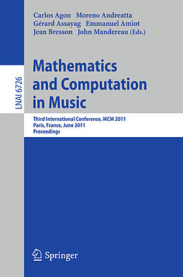 Kartonierter Einband Mathematics and Computation in Music von 