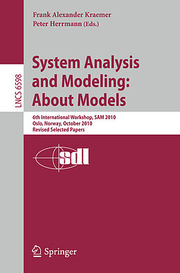 Kartonierter Einband System Analysis and Modeling: About Models von 