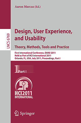 Kartonierter Einband Design, User Experience, and Usability. Theory, Methods, Tools and Practice von 