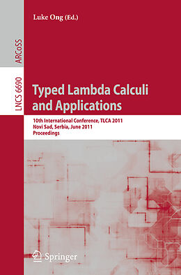E-Book (pdf) Typed Lambda Calculi and Applications von 
