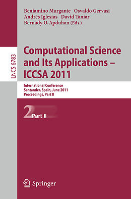 Kartonierter Einband Computational Science and Its Applications - ICCSA 2011 von 
