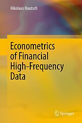 eBook (pdf) Econometrics of Financial High-Frequency Data de Nikolaus Hautsch