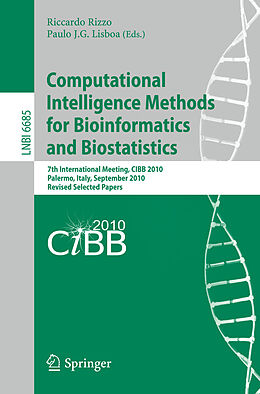 Kartonierter Einband Computational Intelligence Methods for Bioinformatics and Biostatistics von 