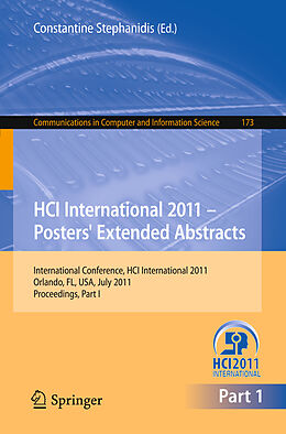 Couverture cartonnée HCI International 2011 Posters' Extended Abstracts de 
