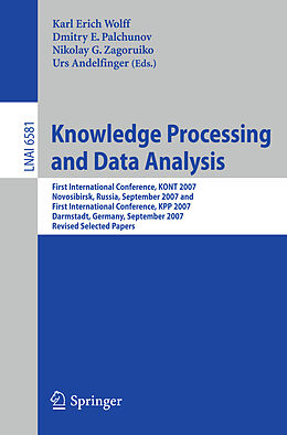 Kartonierter Einband Knowledge Processing and Data Analysis von 