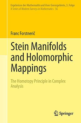 eBook (pdf) Stein Manifolds and Holomorphic Mappings de Franc Forstneric