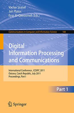 Couverture cartonnée Digital Information Processing and Communications de 