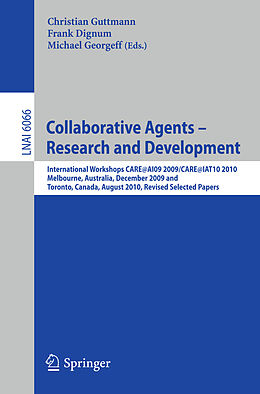 Kartonierter Einband Collaborative Agents - Research and Development von 