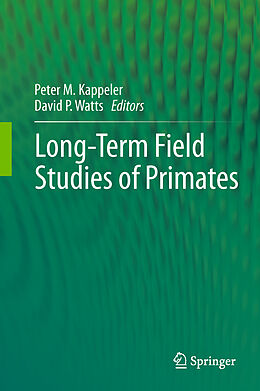 Livre Relié Long-Term Field Studies of Primates de 