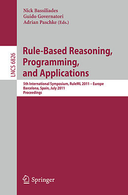 Kartonierter Einband Rule-Based Reasoning, Programming, and Applications von 
