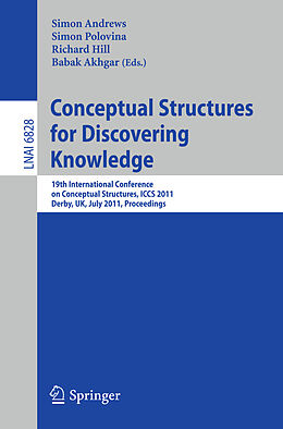 Kartonierter Einband Conceptual Structures for Discovering Knowledge von 