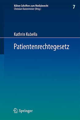 E-Book (pdf) Patientenrechtegesetz von Kathrin Kubella