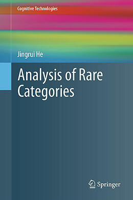 Livre Relié Analysis of Rare Categories de Jingrui He