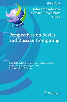 E-Book (pdf) Perspectives on Soviet and Russian Computing von 