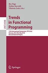 Kartonierter Einband Trends in Functional Programming von