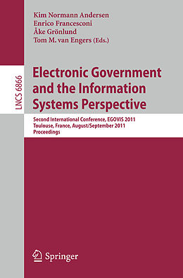 E-Book (pdf) Electronic Government and the Information Systems Perspective von 