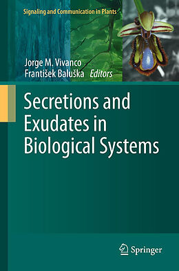 Fester Einband Secretions and Exudates in Biological Systems von 