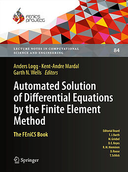 Fester Einband Automated Solution of Differential Equations by the Finite Element Method von 