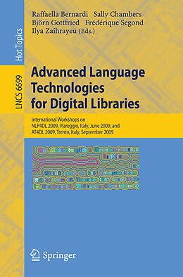Kartonierter Einband Advanced Language Technologies for Digital Libraries von 