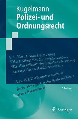 E-Book (pdf) Polizei- und Ordnungsrecht von Dieter Kugelmann