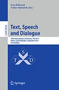 E-Book (pdf) Text, Speech and Dialogue von 