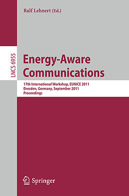 Kartonierter Einband Energy-Aware Communications von 