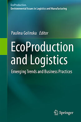 Livre Relié EcoProduction and Logistics de 