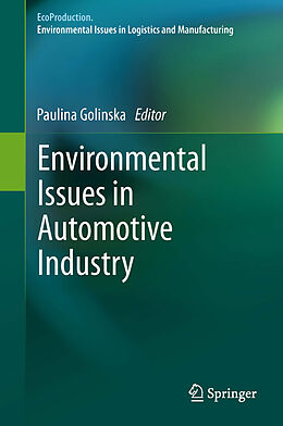 eBook (pdf) Environmental Issues in Automotive Industry de Paulina Golinska