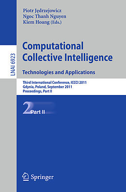 Kartonierter Einband Computational Collective IntelligenceTechnologies and Applications von 