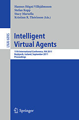 Couverture cartonnée Intelligent Virtual Agents de 