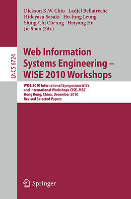 Kartonierter Einband Web Information Systems Engineering - WISE 2010 Workshops von 