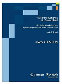 E-Book (pdf) Mehr Innovationen für Deutschland von Dieter Spath