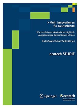 E-Book (pdf) Mehr Innovationen für Deutschland von Dieter Spath
