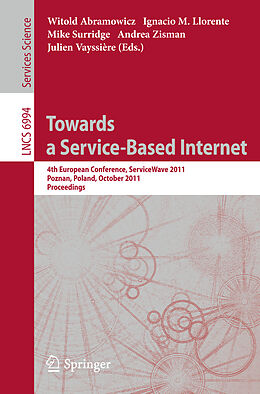 Kartonierter Einband Towards a Service-Based Internet von 
