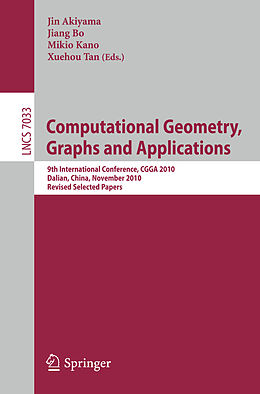 Kartonierter Einband Computational Geometry, Graphs and Applications von 
