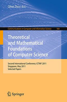 Couverture cartonnée Theoretical and Mathematical Foundations of Computer Science de 