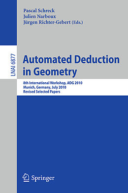 Kartonierter Einband Automated Deduction in Geometry von 