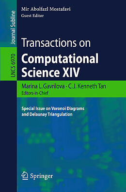 Kartonierter Einband Transactions on Computational Science XIV von 