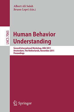 Couverture cartonnée Human Behavior Understanding de 