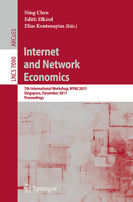 Kartonierter Einband Internet and Network Economics von 