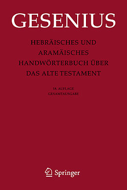 Fester Einband Hebräisches und Aramäisches Handwörterbuch über das Alte Testament von Wilhelm Gesenius