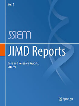 Couverture cartonnée JIMD Reports - Case and Research Reports, 2012/1 de 